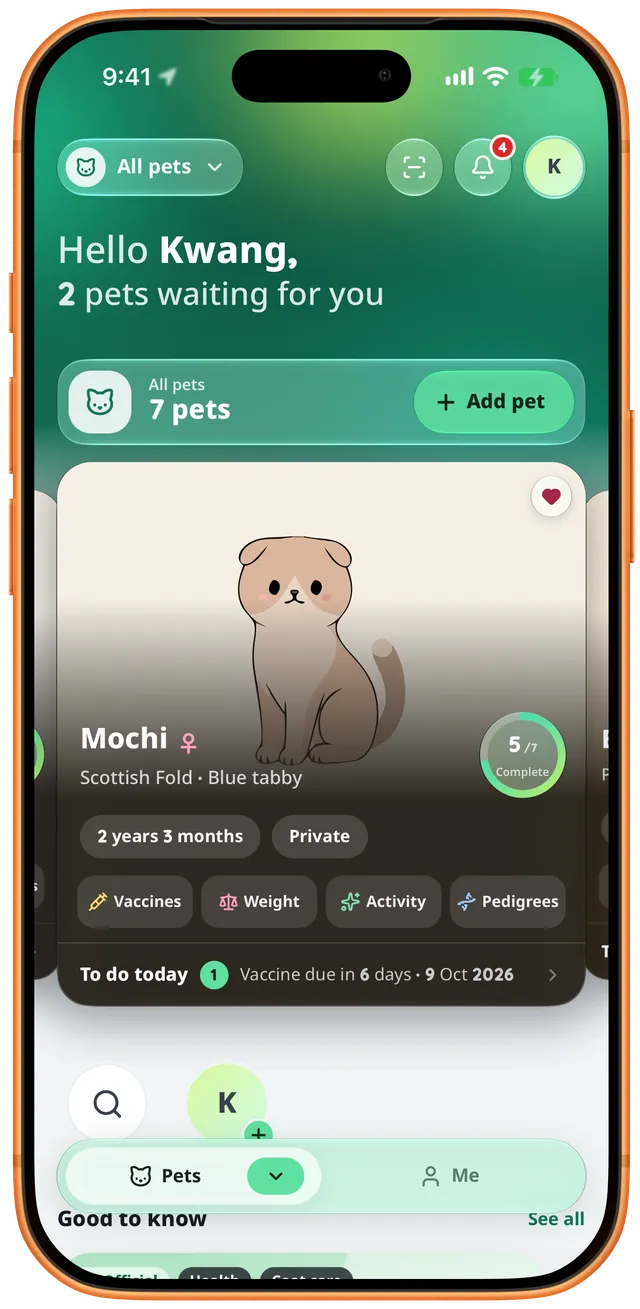FarmMeow app screen on iPhone